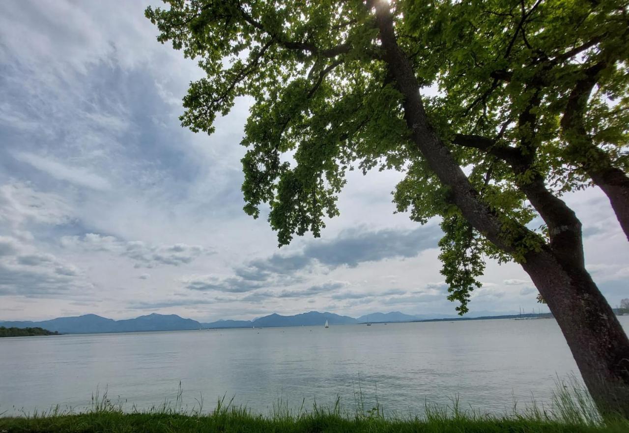 Chiemsee /Seeblick/ Netflix Seeon-Seebruck Exterior foto